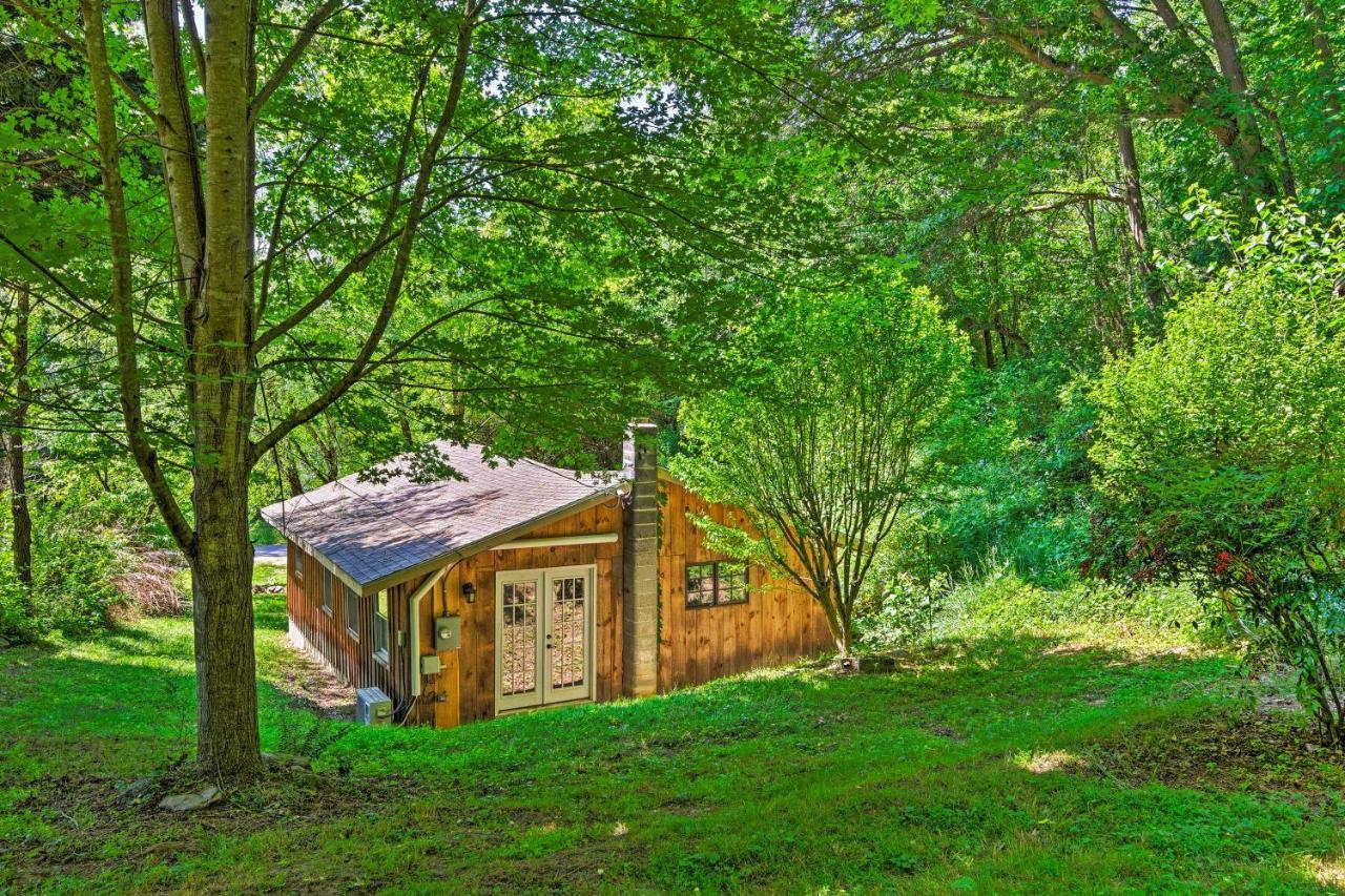 فيلا Cozy And Charming Asheville Cabin 5 Mi To Downtown! المظهر الخارجي الصورة